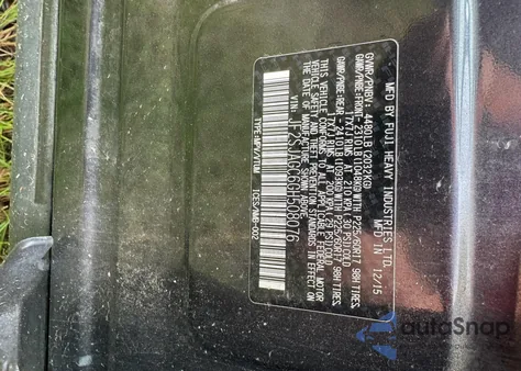 2016 Subaru Forester 2.5I Premium z USA, uszkodzony, nr VIN JF2SJAGC6GH508076